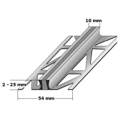 Profilé De Dilatation | Hauteur: 2 - 25 Mm | Aluminium