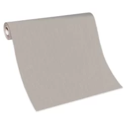 Erismann Fashion For Walls | 1000437 | Papier Peint Intissé Uni | 0.53 M X 10.05 M | Taupe
