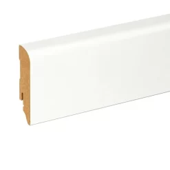 Plinthe 19 X 70 Mm Blanc -Décoratif Soldes 1 Abgerundete Fussleiste rund FU088L 5