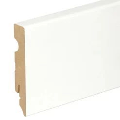Plinthe 15 X 80 Mm Revêtu Blanc -Décoratif Soldes 1 Klassische Fussleiste FU084L 5