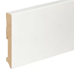 Plinthe 19 X 120 Mm Revêtu Blanc -Décoratif Soldes 1 wei e fussleiste g nstig kaufen fu119l