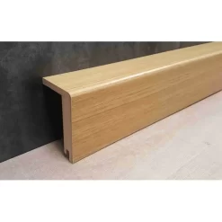 Cache Tuyaux / Surplinthe Cache Tuyaux Arrondie MDF En Placage Bois/ 64.96.1
