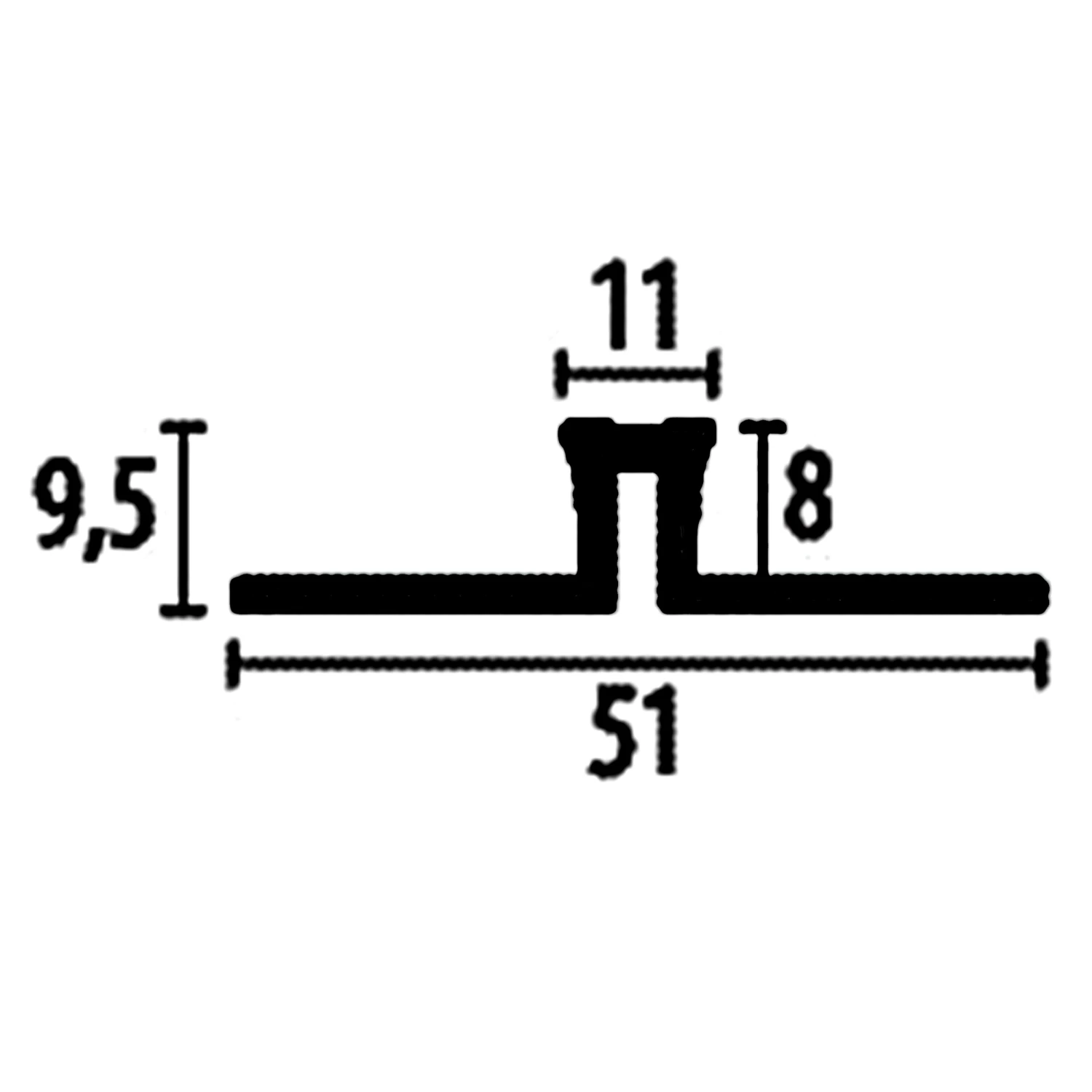 Profilé De Dilatation | Largeur:51 Mm | Longueur:2500 Mm | Aluminium | Joint En Silicone | Découper 1 Profilé De Dilatation | Largeur:51 Mm | Longueur:2500 Mm | Aluminium | Joint En Silicone | Découper