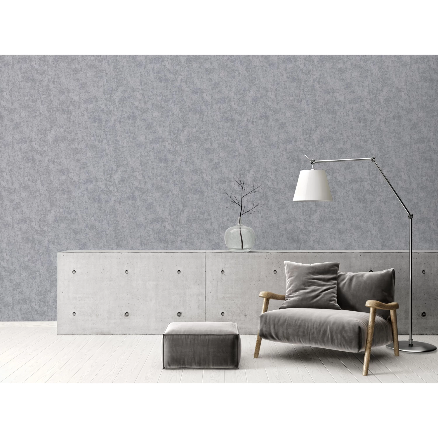 A.S. Creation Elements | 224019 | Papier Peint Intissé Effet Béton | 0.53 M X 10.05 M | Gris 7 A.S. Creation Elements | 224019 | Papier Peint Intissé Effet Béton | 0.53 M X 10.05 M | Gris – Image 7