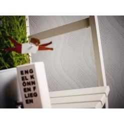 A.S. Creation Meistervlies | 260512 | Papier Peint à Motif Ondulé | 0.53 M X 10.05 M | Blanc -Décoratif Soldes 260512 6