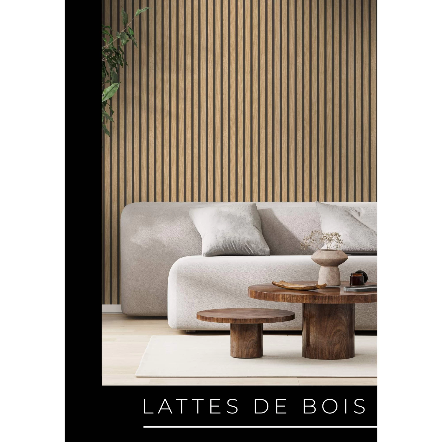 Rasch | Selection | 278408 | Papier Papier Peint | Panneaux Bois | Tasseaux | 0.53 X 10.05 M | Beige 2 Rasch | Selection | 278408 | Papier Papier Peint | Panneaux Bois | Tasseaux | 0.53 X 10.05 M | Beige – Image 2