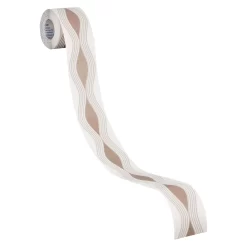 A.S. Creation Only Borders 9 | 282224 | Frise Murale Adhésive | 0.05 M X 5 M | Beige