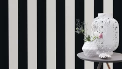 Rasch Selection | 286694 | Papier Peint à Rayures Papier | 0.53 M X 10.05 M | Blanc -Décoratif Soldes 286694 room 4