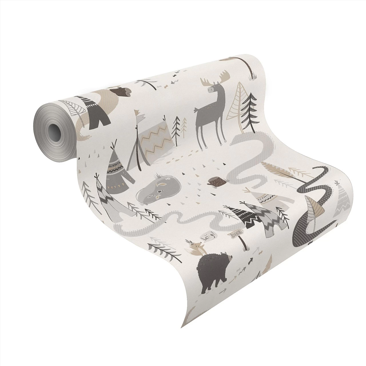 Rasch Kids & Teens II | 292404 | Papier Peint Enfant Papier | 0.53 M X 10.05 M | Gris 2 Rasch Kids & Teens II | 292404 | Papier Peint Enfant Papier | 0.53 M X 10.05 M | Gris – Image 2