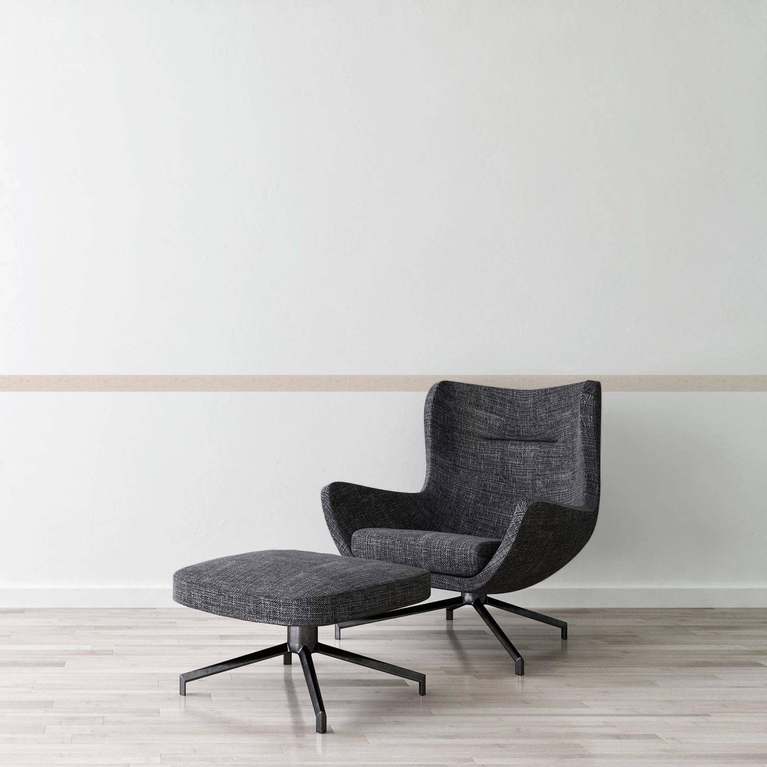 A.S. Creation Only Borders 9 | 303001 | Frise Murale Adhésive | 0.05 M X 5 M | Gris 2 A.S. Creation Only Borders 9 | 303001 | Frise Murale Adhésive | 0.05 M X 5 M | Gris – Image 2