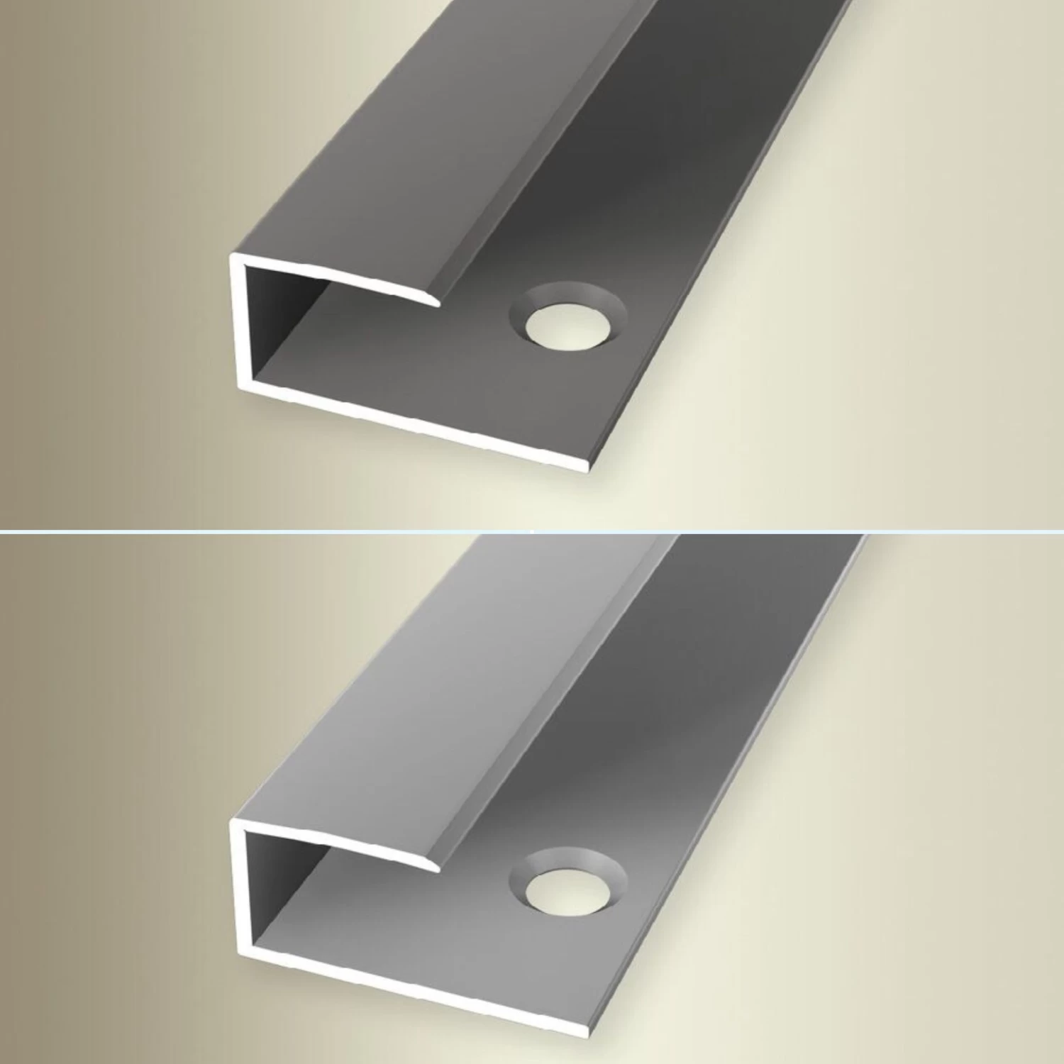 PROVISTON | Profil D'arrêt | Largeur:23 Mm | Longueur:2700 Mm | Alu Anodisé | Lisse | Percé 2 PROVISTON | Profil D'arrêt | Largeur:23 Mm | Longueur:2700 Mm | Alu Anodisé | Lisse | Percé – Image 2