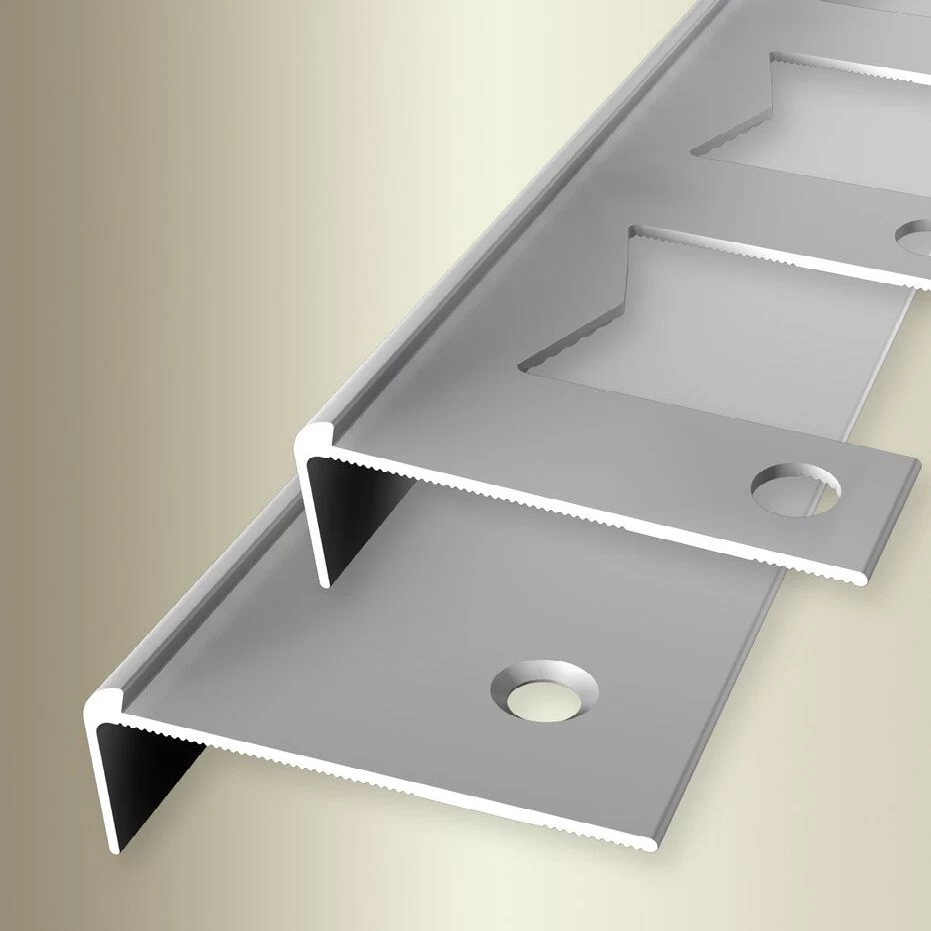 PROVISTON | Nez De Marche | Largeur:48 Mm | H:2.5 Mm | Aluminium | A Visser | Très Bonne Qualité 2 PROVISTON | Nez De Marche | Largeur:48 Mm | H:2.5 Mm | Aluminium | A Visser | Très Bonne Qualité – Image 2