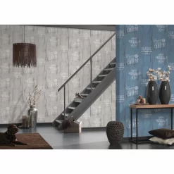 A.S. Creation Simply Decor | 334814 | Papier Peint Papier Imitation Bois | 0.53 M X 10.05 M | Gris -Décoratif Soldes 334814 2