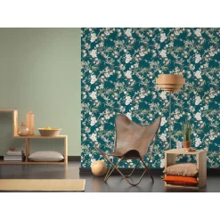 A.S. Creation Michalsky Dream Again | 364984 | Papier Peint Intissé Floral | 0.53 M X 10.05 M | Vert -Décoratif Soldes 364984 2