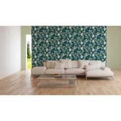 A.S. Creation Michalsky Dream Again | 364984 | Papier Peint Intissé Floral | 0.53 M X 10.05 M | Vert -Décoratif Soldes 364984 3