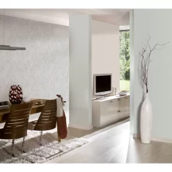 A.S. Creation Flavour | 367131 | Papier Peint Intissé Uni | 0.53 M X 10.05 M | Blanc