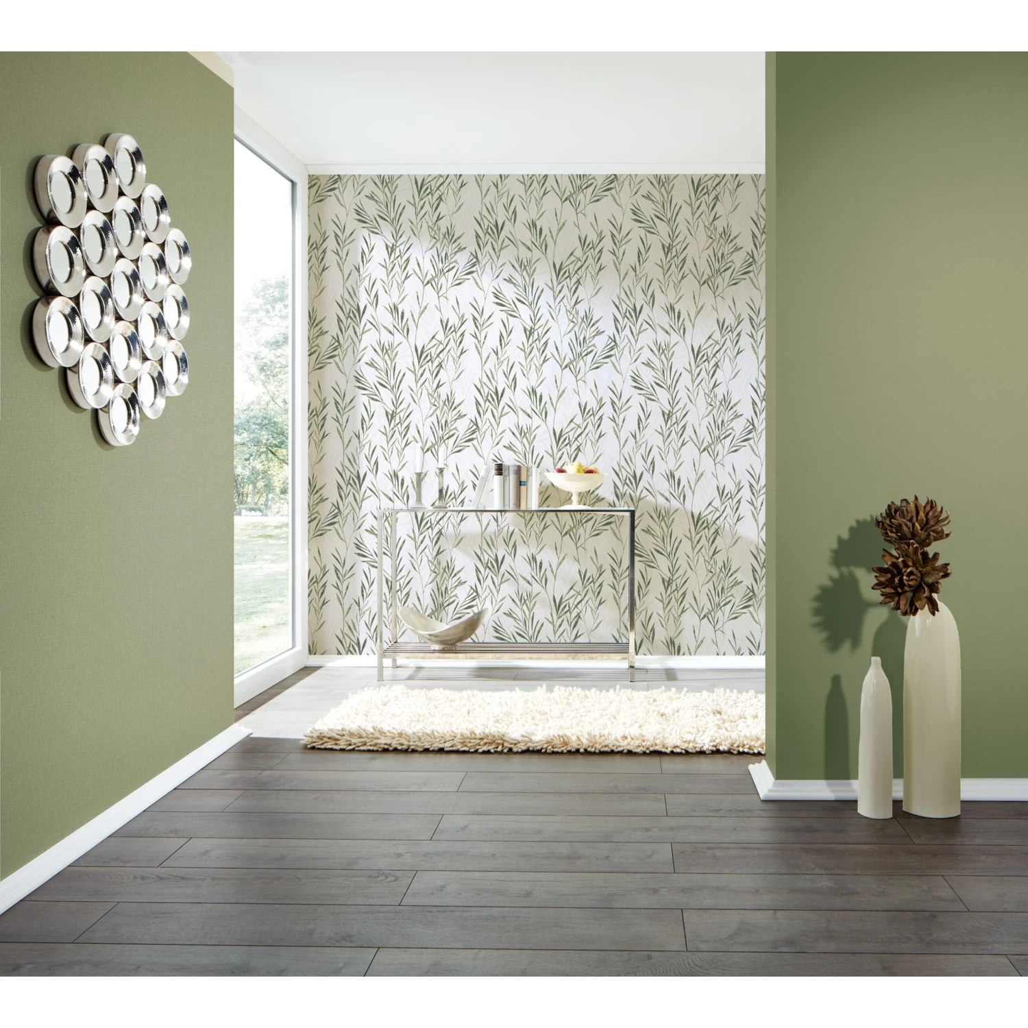 A.S. Creation Flavour | 367137 | Papier Peint Intissé Uni | 0.53 M X 10.05 M | Vert 1 A.S. Creation Flavour | 367137 | Papier Peint Intissé Uni | 0.53 M X 10.05 M | Vert