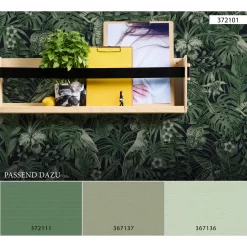 A.S. Creation Flavour | 367137 | Papier Peint Intissé Uni | 0.53 M X 10.05 M | Vert 9 A.S. Creation Flavour | 367137 | Papier Peint Intissé Uni | 0.53 M X 10.05 M | Vert -Décoratif Soldes 367137 5