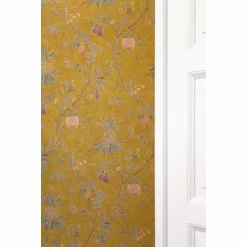 A.S. Creation Paradise Garden | 367194 | Papier Peint Intissé Floral | 0.53 M X 10.05 M | Jaune