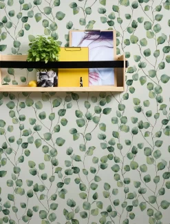 A.S. Creation Greenery | 370441 | Papier Peint Intissé Nature | 0.53 M X 10.05 M | Vert -Décoratif Soldes 370441 2