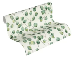 A.S. Creation Greenery | 370441 | Papier Peint Intissé Nature | 0.53 M X 10.05 M | Vert -Décoratif Soldes 370441 7