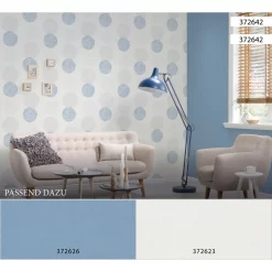 A.S. Creation Blooming | 372626 | Papier Peint Intissé Uni | 0.53 M X 10.05 M | Bleu 5 A.S. Creation Blooming | 372626 | Papier Peint Intissé Uni | 0.53 M X 10.05 M | Bleu -Décoratif Soldes 372626 3