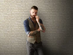 A.S. Creation Elements | 374141 | Papier Peint Intissé Pierre Brique | 0.53 M X 10.05 M | Gris -Décoratif Soldes 374141 5 scaled