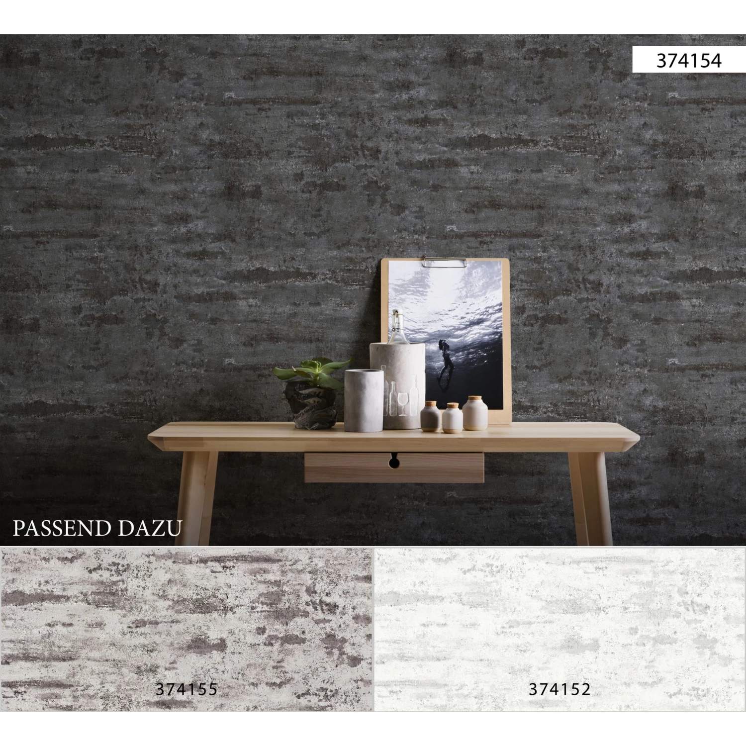 A.S. Creation Elements | 374152 | Papier Peint Intissé Effet Béton | 0.53 M X 10.05 M | Blanc 7 A.S. Creation Elements | 374152 | Papier Peint Intissé Effet Béton | 0.53 M X 10.05 M | Blanc – Image 7