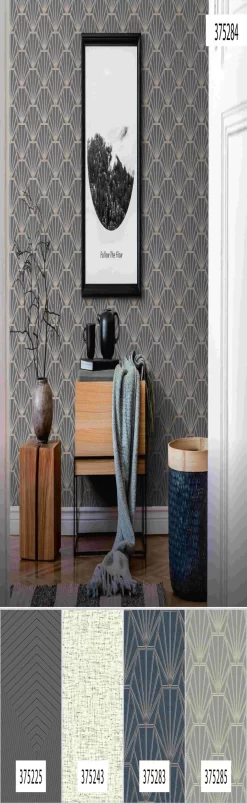 A.S. Creation Daniel Hechter 6 | 375284 | Papier Peint Intissé 3D | 0.53 M X 10.05 M | Bleu -Décoratif Soldes 375284 6 scaled