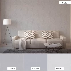 A.S. Creation New Elegance | 375534 | Papier Peint Intissé Nature | 0.53 M X 10.05 M | Gris -Décoratif Soldes 375534 5