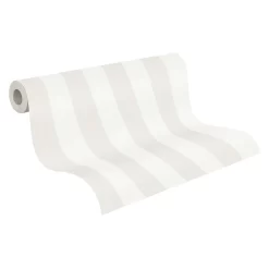 A.S. Creation New Elegance | 375541 | Papier Peint Intissé à Rayures | 0.53 M X 10.05 M | Beige