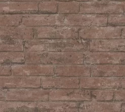 A.S. Creation Industrial | 377472 | Papier Peint Intissé Pierre Brique | 0.53 M X 10.05 M | Marron -Décoratif Soldes 377472 4 scaled