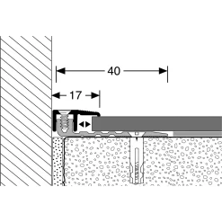 Küberit | Profilé De Finition "377 PPS-Champion Star 4.0" | Aluminium Anodisé | Plusieurs Types