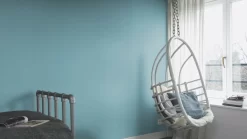 Rasch Uptown | 402469 | Papier Peint Intissé Uni | 0.53 M X 10.05 M | Bleu -Décoratif Soldes 402469 2