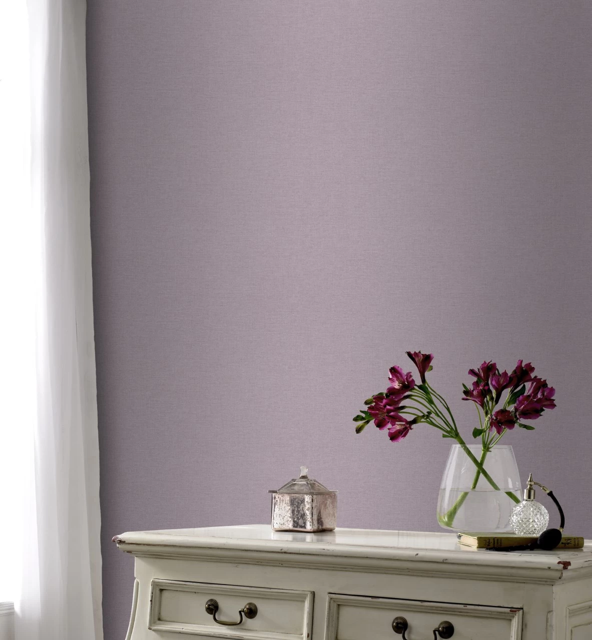 Rasch Florentine | 448535 | Papier Peint Intissé Uni | 0.53 M X 10.05 M | Violet 1 Rasch Florentine | 448535 | Papier Peint Intissé Uni | 0.53 M X 10.05 M | Violet