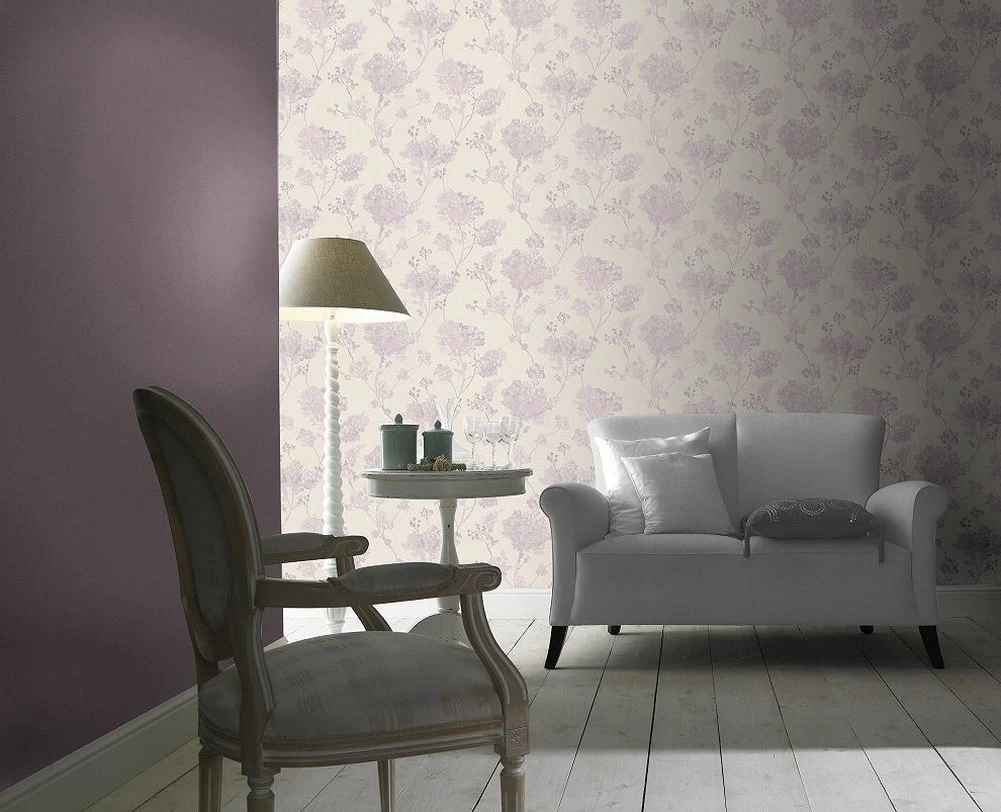 Rasch Florentine | 448535 | Papier Peint Intissé Uni | 0.53 M X 10.05 M | Violet 3 Rasch Florentine | 448535 | Papier Peint Intissé Uni | 0.53 M X 10.05 M | Violet – Image 3