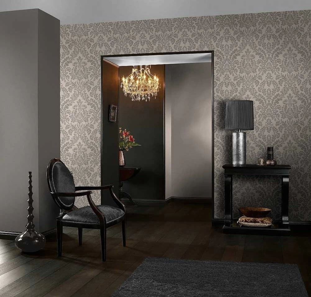 Rasch Florentine | 448627 | Papier Peint Intissé Uni | 0.53 M X 10.05 M | Gris 3 Rasch Florentine | 448627 | Papier Peint Intissé Uni | 0.53 M X 10.05 M | Gris – Image 3