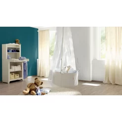 Rasch Young Artists | 490091 | Papier Peint Intissé Uni | 0.53 M X 10.05 M | Bleu