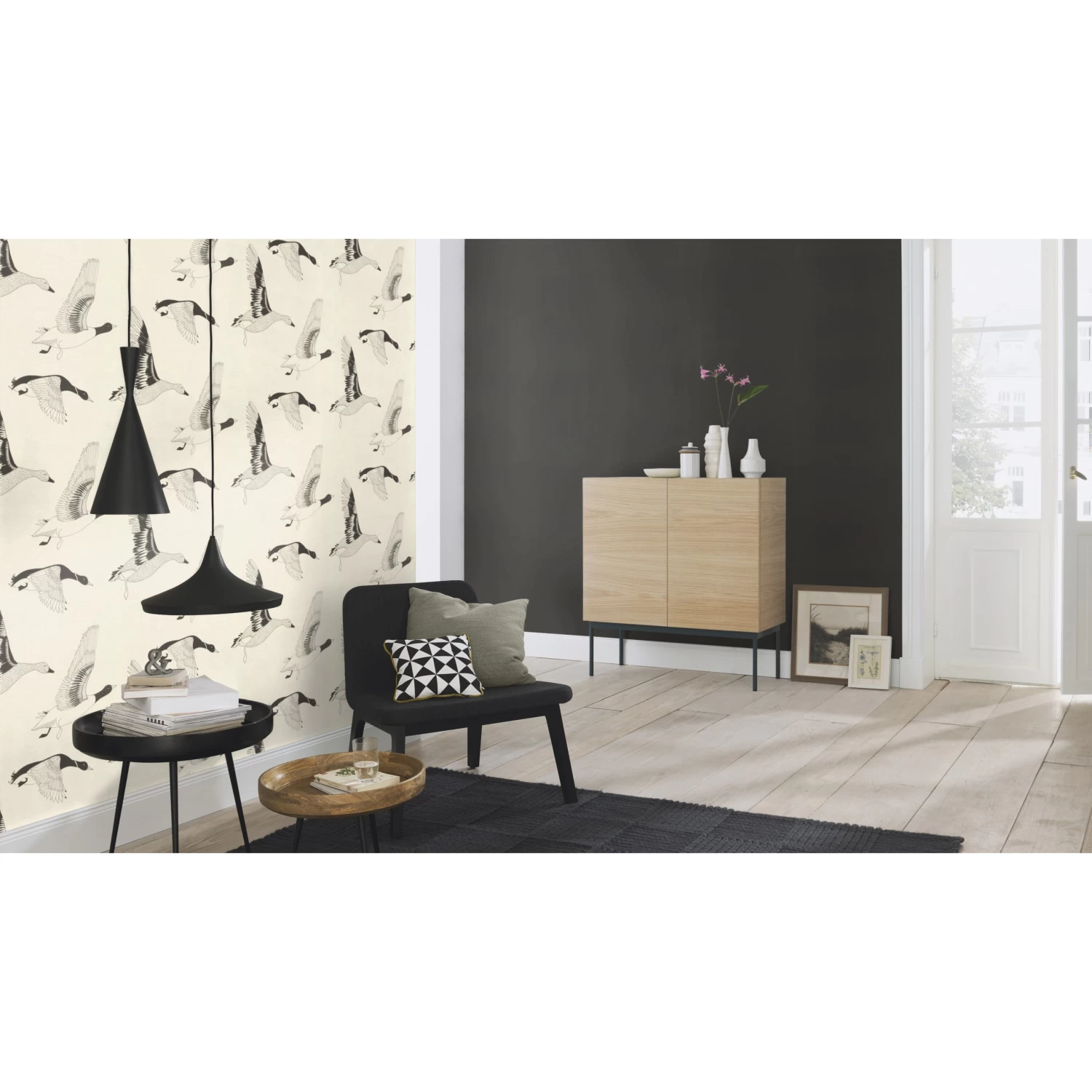 Rasch Club Botanique + Claas II | 531398 | Papier Peint Intissé Uni | 0.53 M X 10.05 M | Noir 1 Rasch Club Botanique + Claas II | 531398 | Papier Peint Intissé Uni | 0.53 M X 10.05 M | Noir