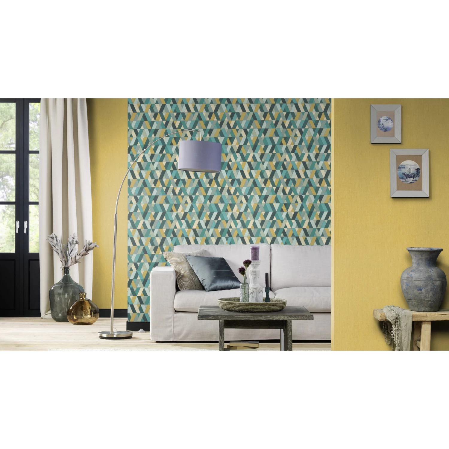 Rasch BARBARA Home Collection II | 537192 | Papier Peint Intissé Uni | 0.53 M X 10.05 M | Jaune 5 Rasch BARBARA Home Collection II | 537192 | Papier Peint Intissé Uni | 0.53 M X 10.05 M | Jaune – Image 5