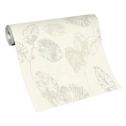 Erismann Summer Beat | 542602 | Papier Peint Intissé Floral | 0.53 M X 10.05 M | Beige
