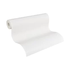 A.S. Creation Meistervlies | 574312 | Papier Peint Intissé Enduit | 0.53 M X 10.05 M | Blanc