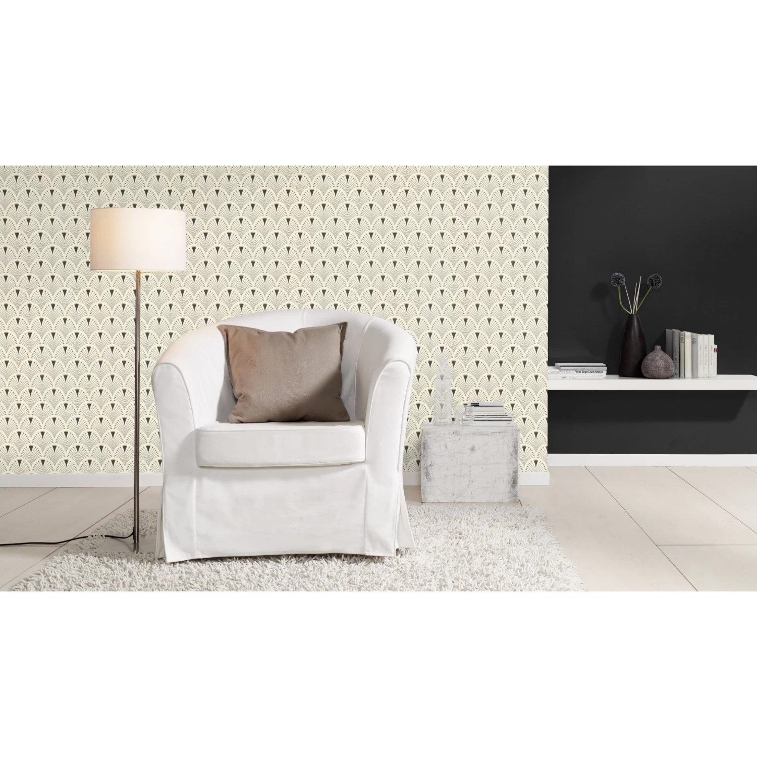 Rasch Selection Vinyl/Vlies | 610376 | Papier Peint Intissé Uni | 0.53 M X 10.05 M | Noir 4 Rasch Selection Vinyl/Vlies | 610376 | Papier Peint Intissé Uni | 0.53 M X 10.05 M | Noir – Image 4