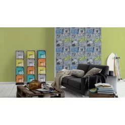 A.S. Creation Il Decoro | 688866 | Papier Peint Papier Uni | 0.53 M X 10.05 M | Vert -Décoratif Soldes 688866 3