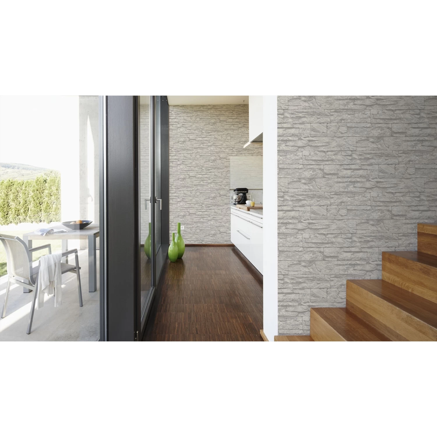 A.S. Creation Elements | 707116 | Papier Peint Intissé Pierre Brique | 0.53 M X 10.05 M | Gris 4 A.S. Creation Elements | 707116 | Papier Peint Intissé Pierre Brique | 0.53 M X 10.05 M | Gris – Image 4