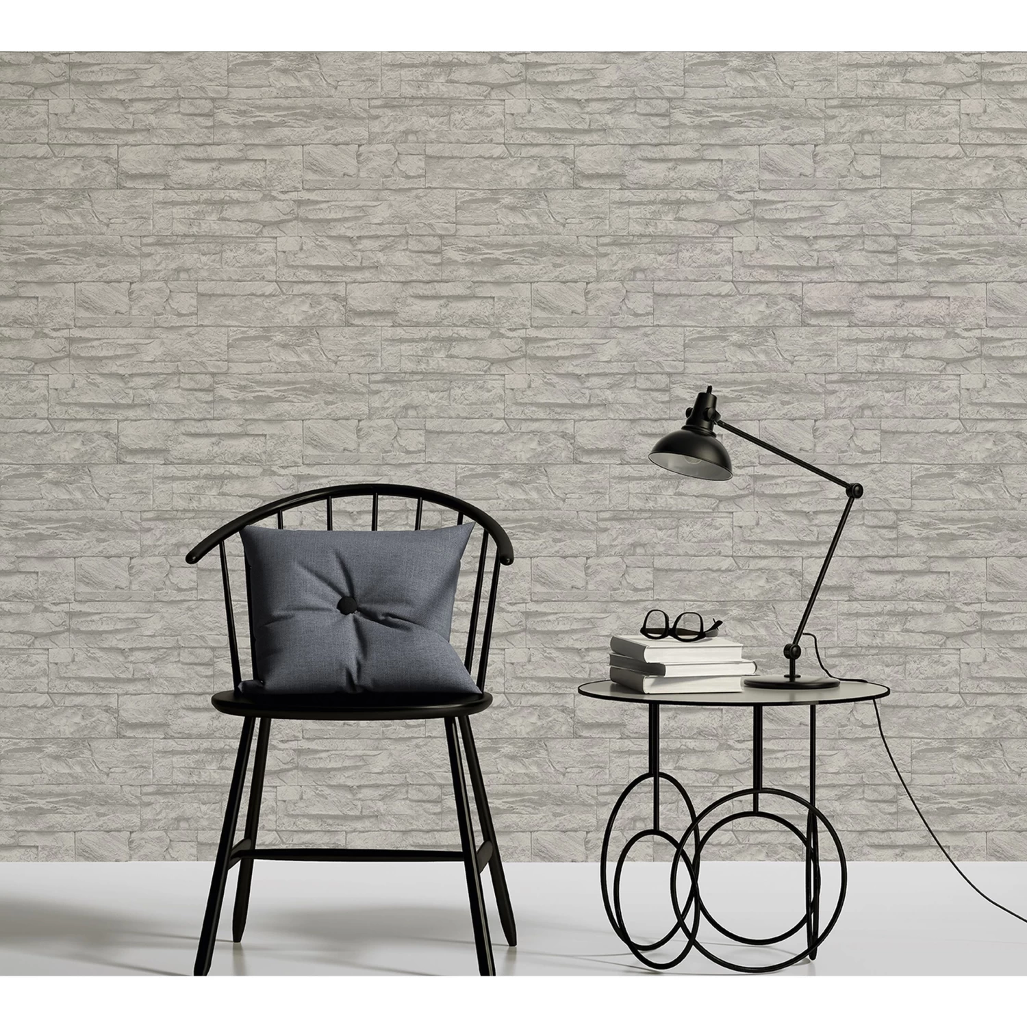 A.S. Creation Elements | 707116 | Papier Peint Intissé Pierre Brique | 0.53 M X 10.05 M | Gris 5 A.S. Creation Elements | 707116 | Papier Peint Intissé Pierre Brique | 0.53 M X 10.05 M | Gris – Image 5