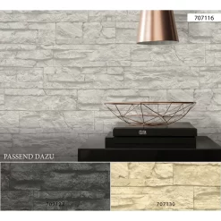 A.S. Creation Elements | 707116 | Papier Peint Intissé Pierre Brique | 0.53 M X 10.05 M | Gris 17 A.S. Creation Elements | 707116 | Papier Peint Intissé Pierre Brique | 0.53 M X 10.05 M | Gris -Décoratif Soldes 707116 8