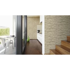 A.S. Creation Elements | 707130 | Papier Peint Intissé Pierre Brique | 0.53 M X 10.05 M | Beige -Décoratif Soldes 707130 5