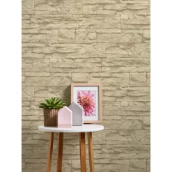 A.S. Creation Elements | 707130 | Papier Peint Intissé Pierre Brique | 0.53 M X 10.05 M | Beige -Décoratif Soldes 707130 6