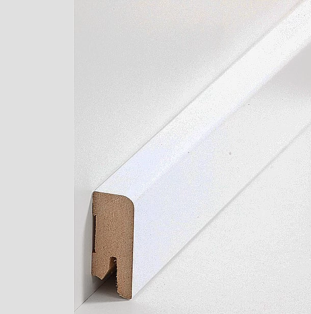 Plinthe - Blanc (MDF Mélaminé - 716.331) 4 Plinthe - Blanc (MDF Mélaminé - 716.331) – Image 4